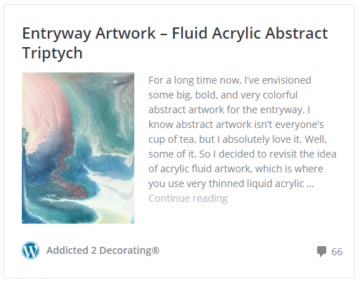 Entryway artwork - fluid acrylic abstract triptych